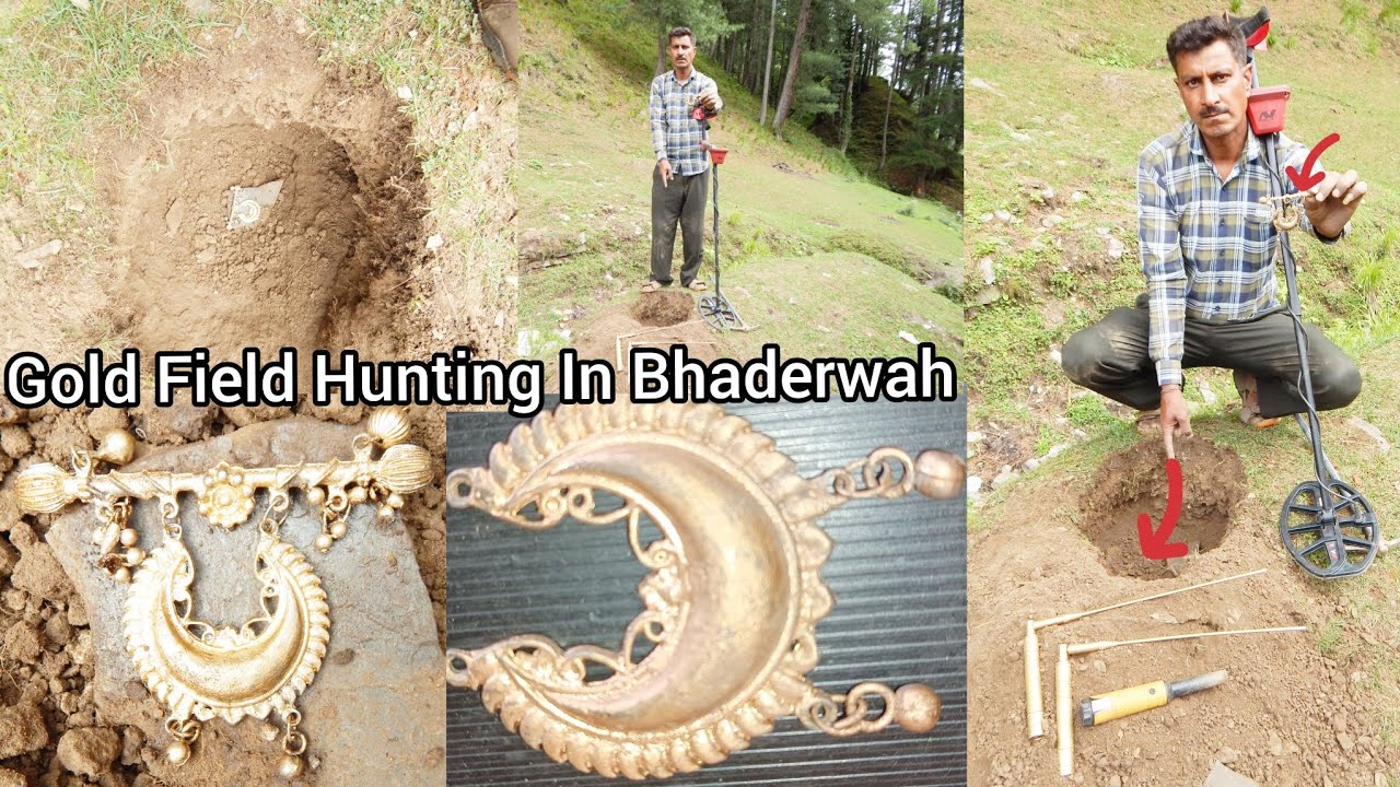 Gold Field Hunting In Bhaderwah|Dowsing Rod with Metal Detector Treasure Hunting