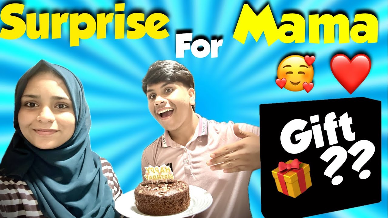 Mama ko Birthday 🎂 pe diya Surprise 🥰 | Mama Emotional ho gyi 🥹 |Spain |Barcelona |🇪🇸| DIYA AND BRO