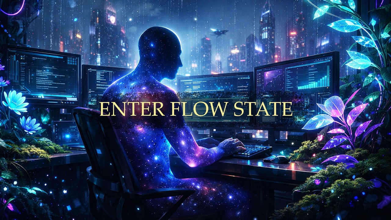 ENTER FLOW STATE ⚡ Cyberpunk Focus Music for Deep Work