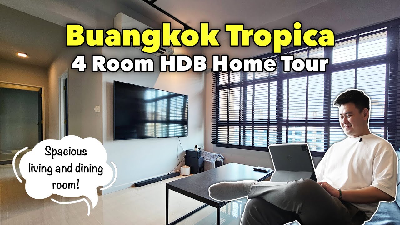 Home Tour: 4 Room HDB Flat at Buangkok Tropica, Sengkang! Spacious Layout | LoukProp Homes Singapore
