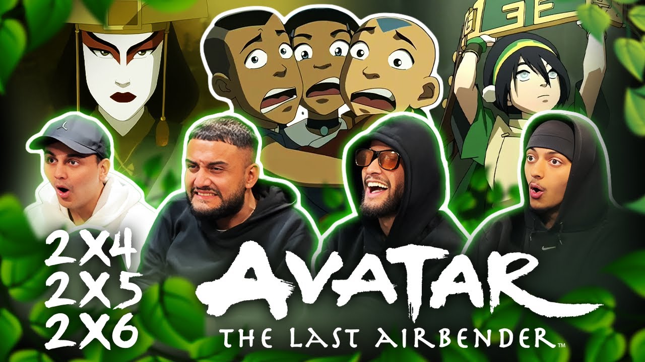 BROTHERS watch AVATAR: The Last Airbender 2x4 - 2x6 | FIRST TIME REACTION