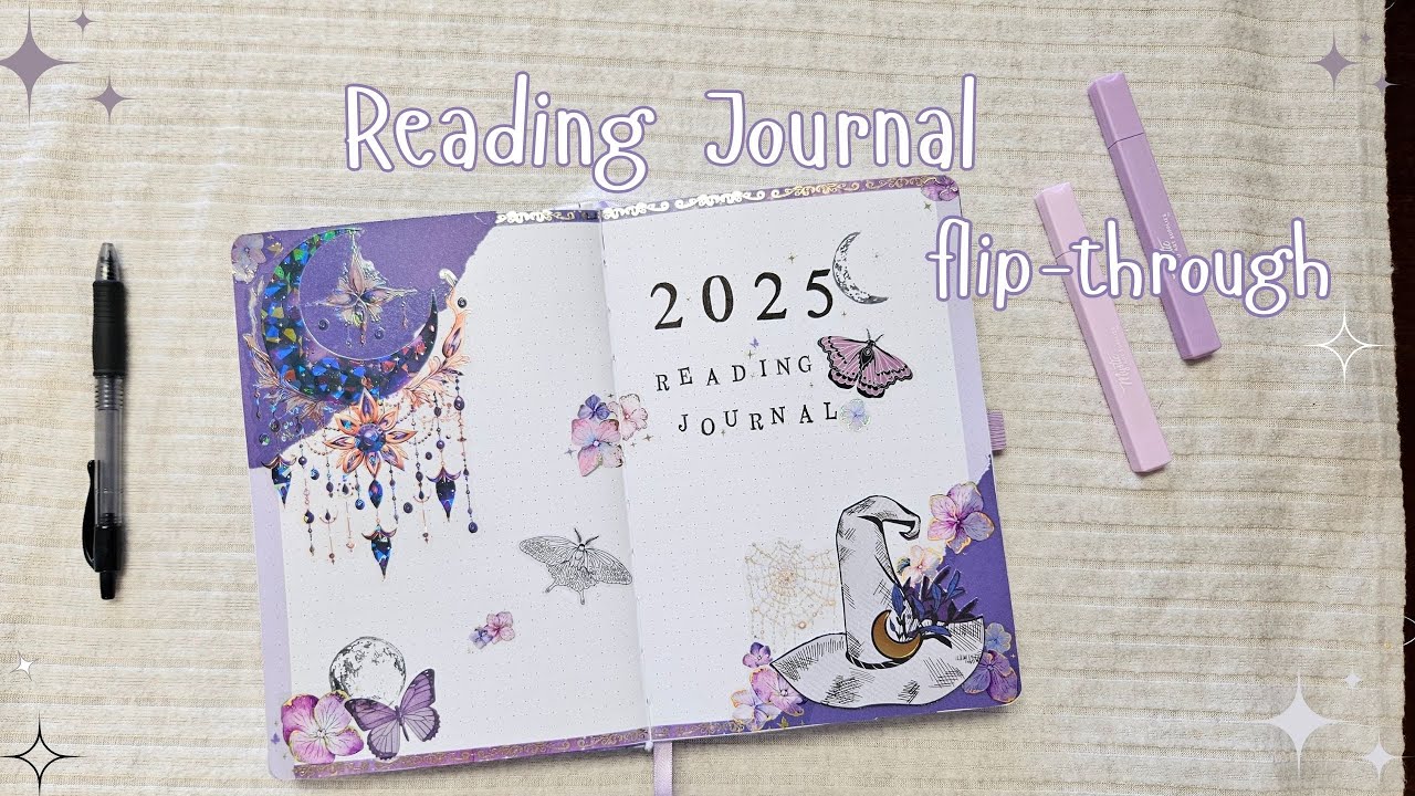 2025 Reading Journal- Flip through