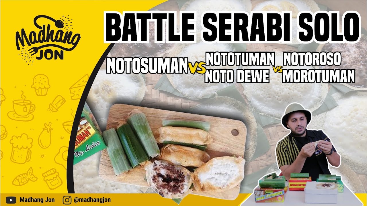 Battle Serabi Khas Solo | Serabi Notosuman vs Notoroso vs Noto Dewe vs Noto Tuman vs Morotuman