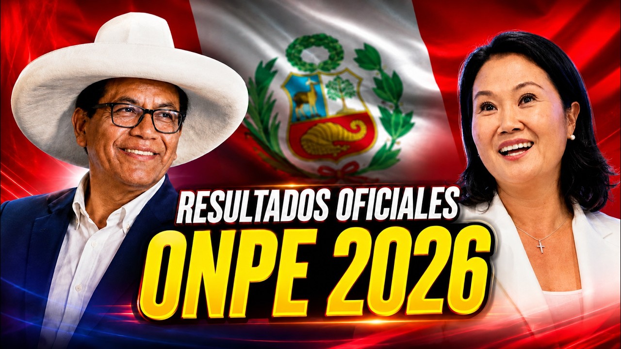 &Uacute;ltimo Conteo Oficial: Roberto S&aacute;nchez vs Keiko Fujimori