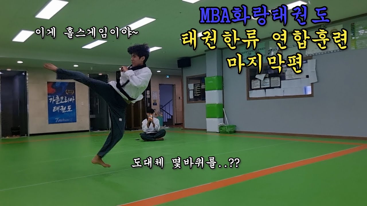 MBA화랑태권도 태권한류 연합훈련 (홀스게임 마지막편)