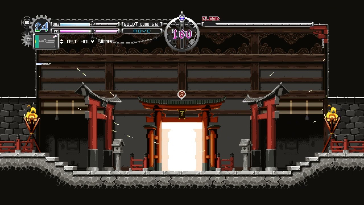 Touhou luna night's: Stuck in the ground glitch