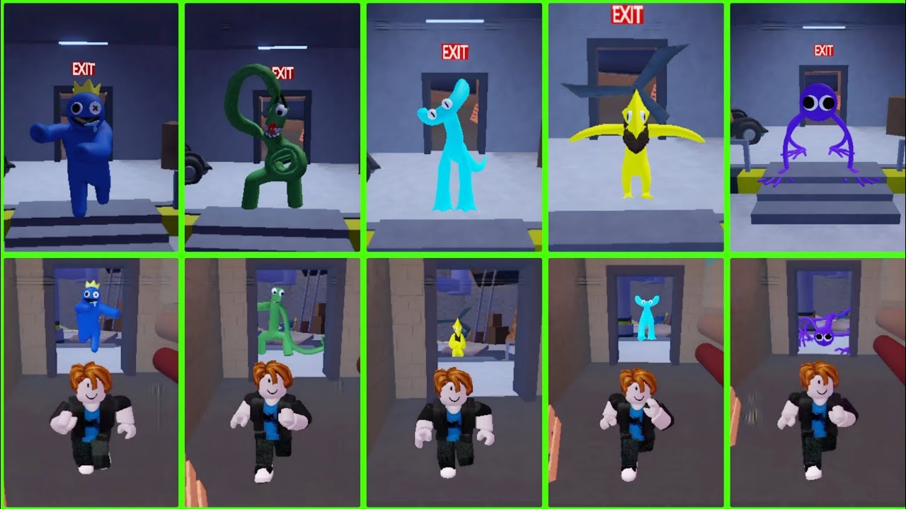 Rainbow Friends 2 Accurate Roleplay Vs Ultimate Accurate Roleplay Jumpscare End #roblox