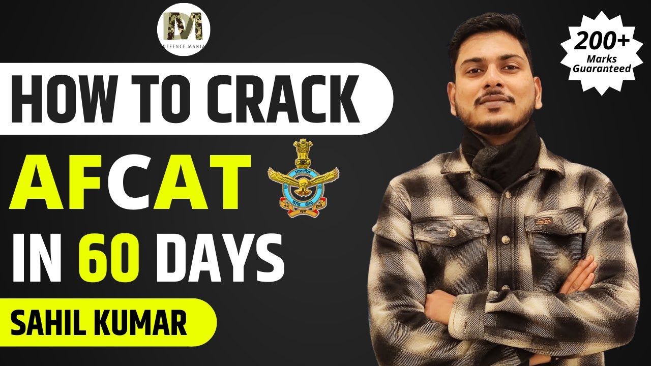 How to Crack AFCAT in 60 Days | Last 60 Days Strategy | Defence Mania