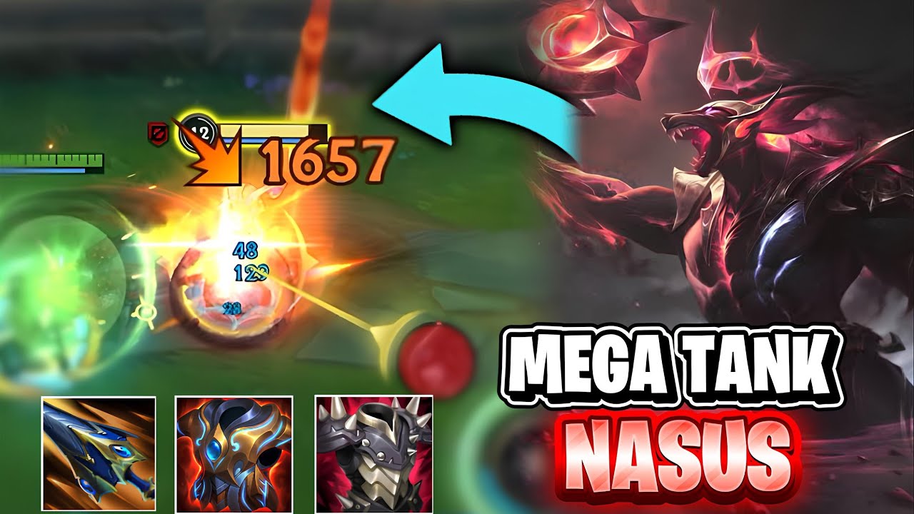 I Tried The Tank Nasus Build And Its Perfect! Wild Rift (Runes & Build)