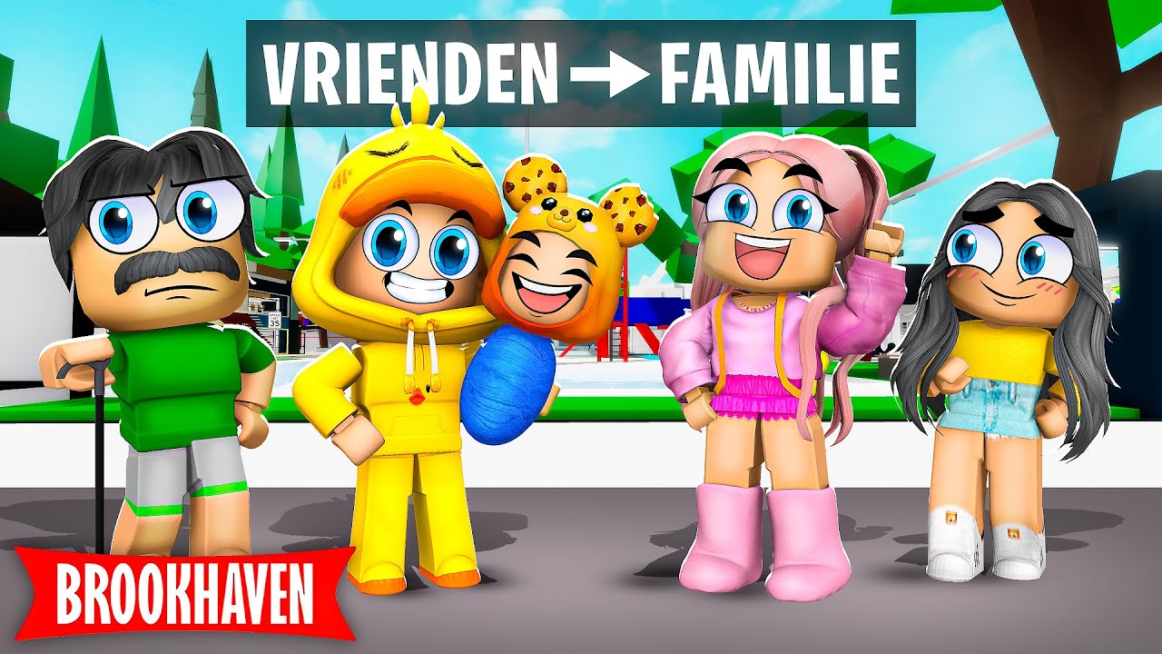 Ik Verander Mijn VRIENDEN In FAMILIE! (Roblox)