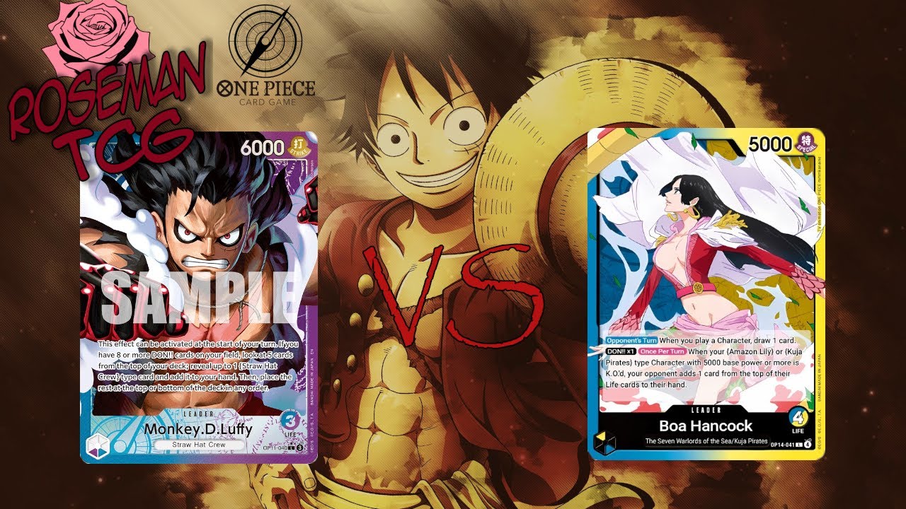 One Piece TCG U/P Luffy v OP14 U/Y Boa - February 1st Round 4