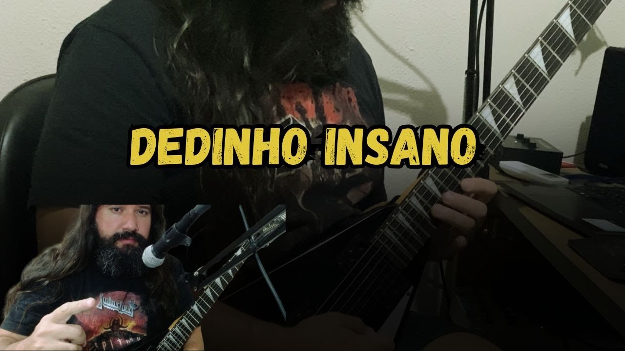 Riff para praticar ligados e fortalecer o dedo 4