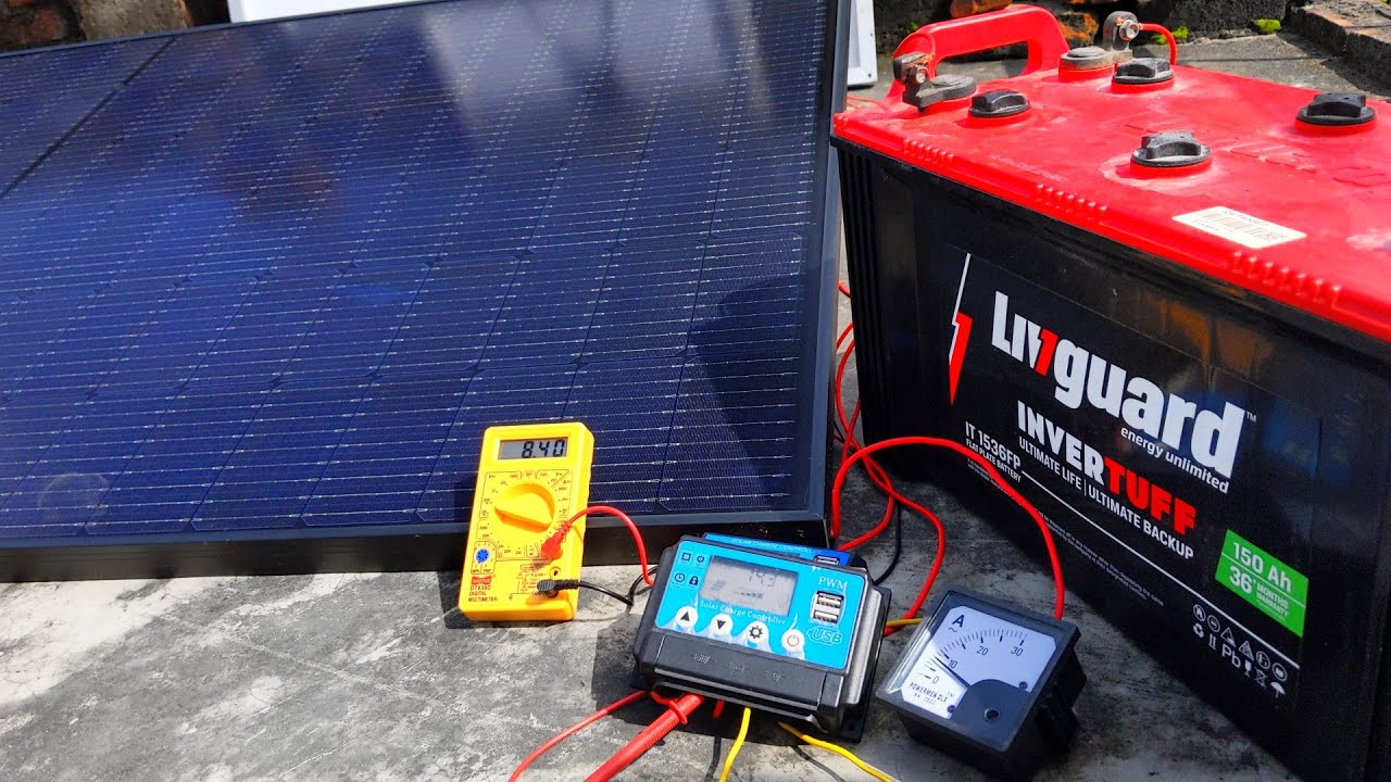 Can WAAREE 400 Watt Solar Panel Charge a 150AH Battery  in 1 DAY | Vaari solar panel @Aamissolarenergy