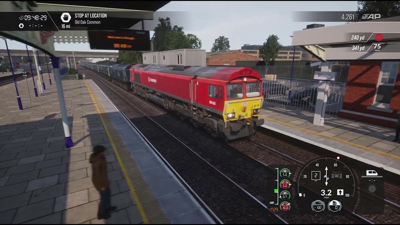 Rescuing a Class 43 HST with a Class 66 - Drag Line Scenario - Train Sim World 3 (PS5)