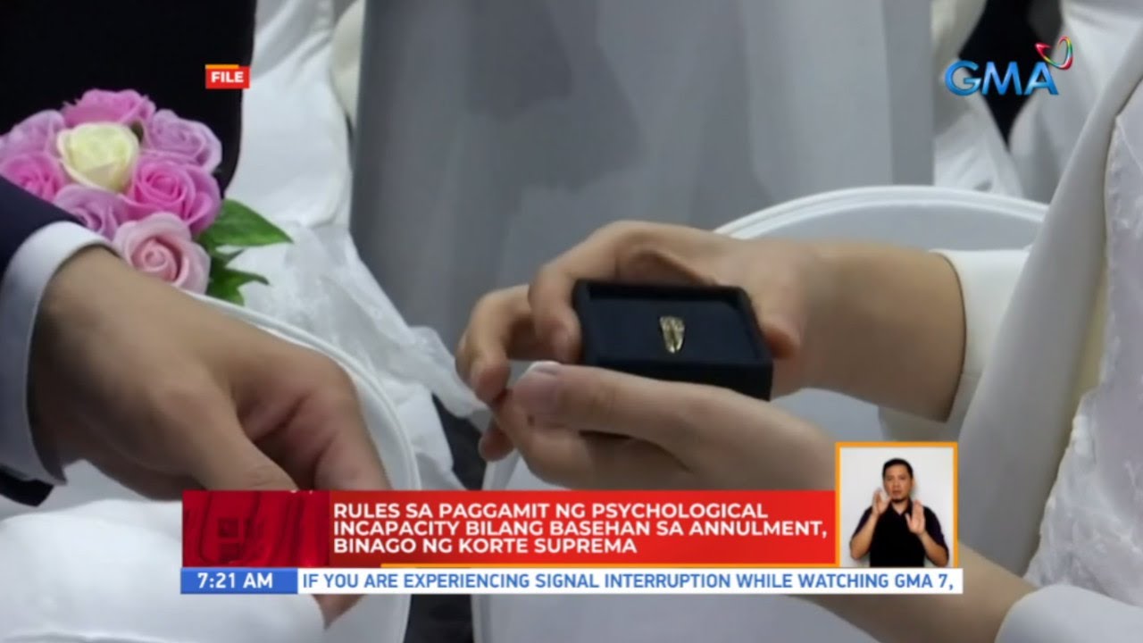 SC revises take on psychological incapacity as basis for annulment | UB