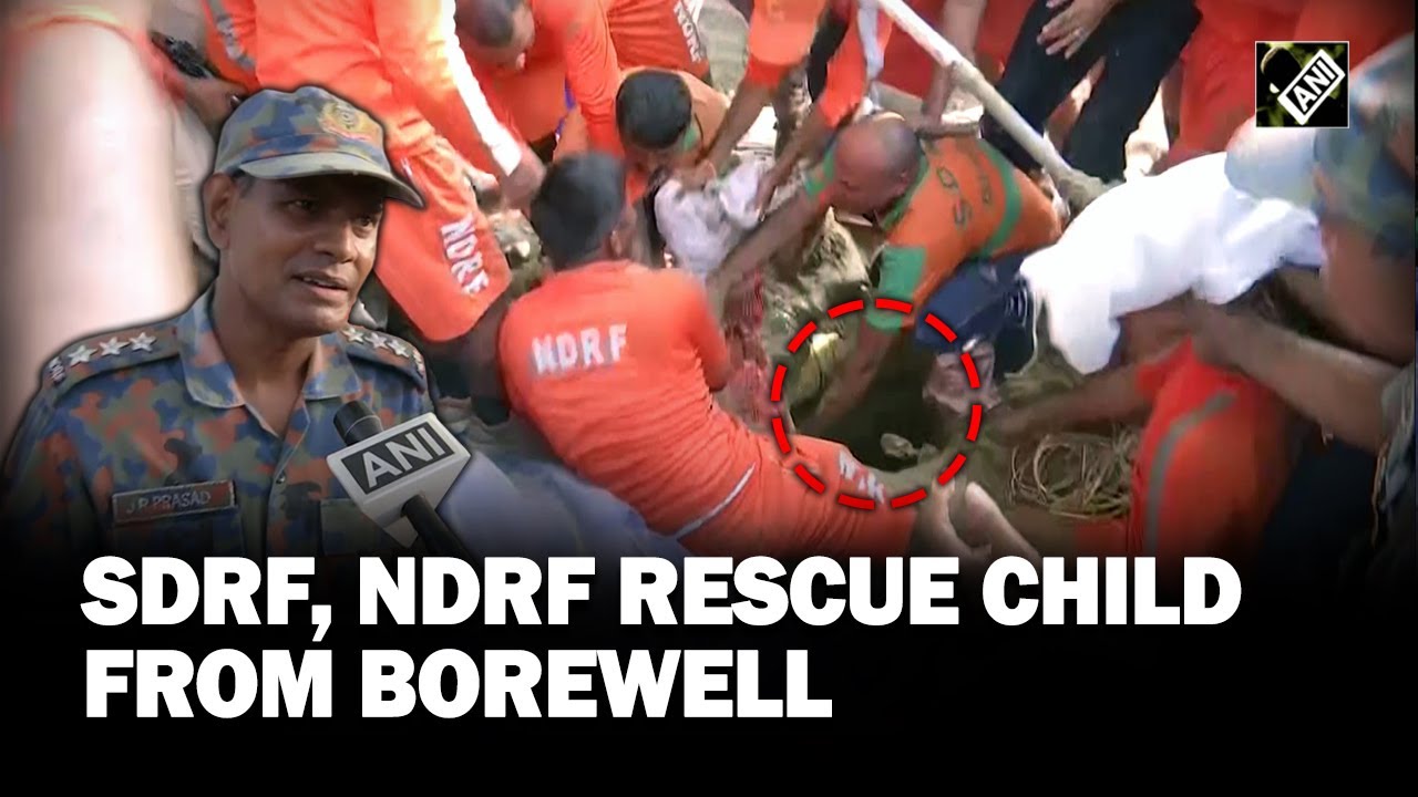 Bihar: SDRF, NDRF rescue 3 ½ year-old-child from borewell after hours of struggle