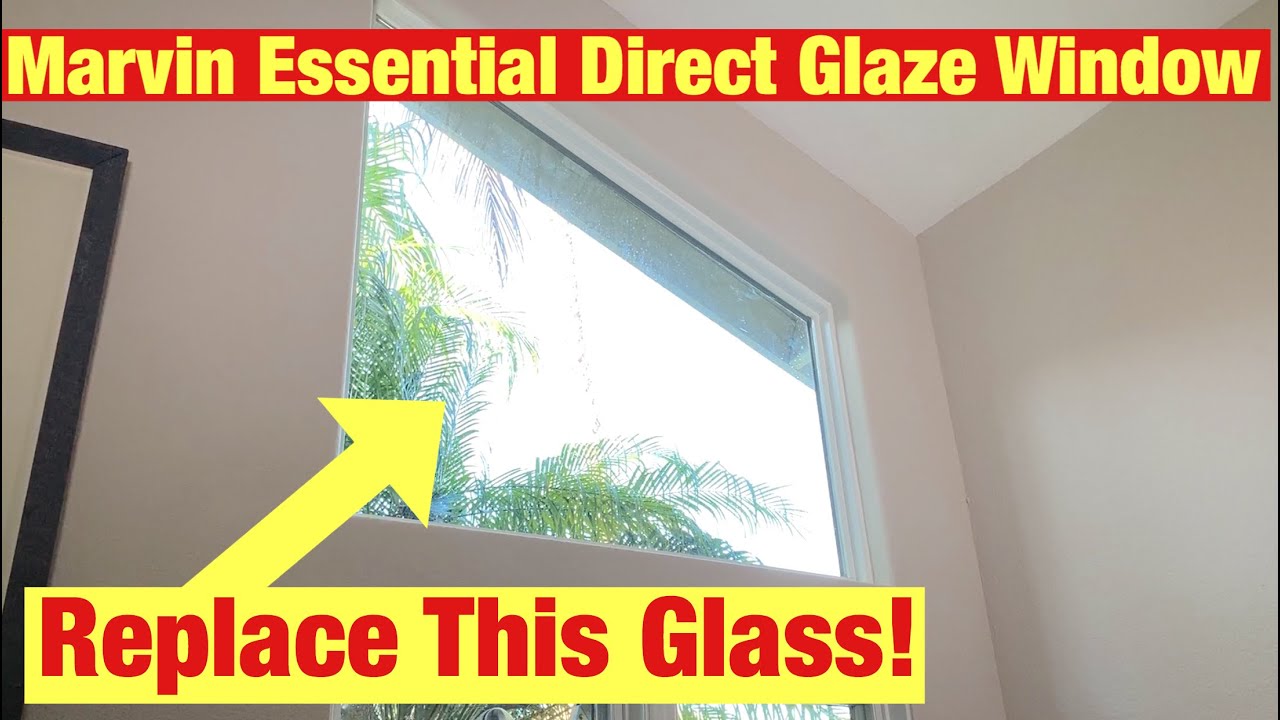 Как заменить стекло Marvin Essential Direct Glaze