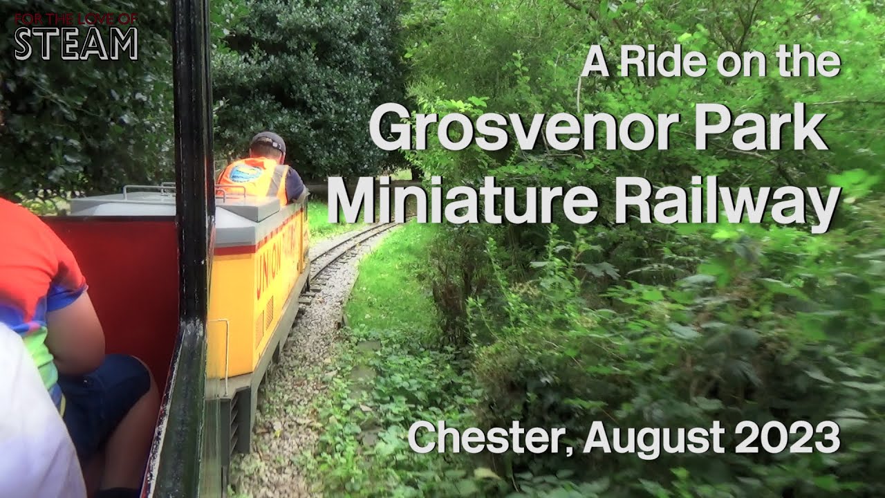 Riding the Grosvenor Park Miniature Railway in Chester