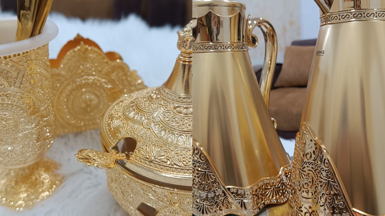 مشترياتي. واخيرا قررت نشري اواني ذهبية.واش رايكم في ذوقي.