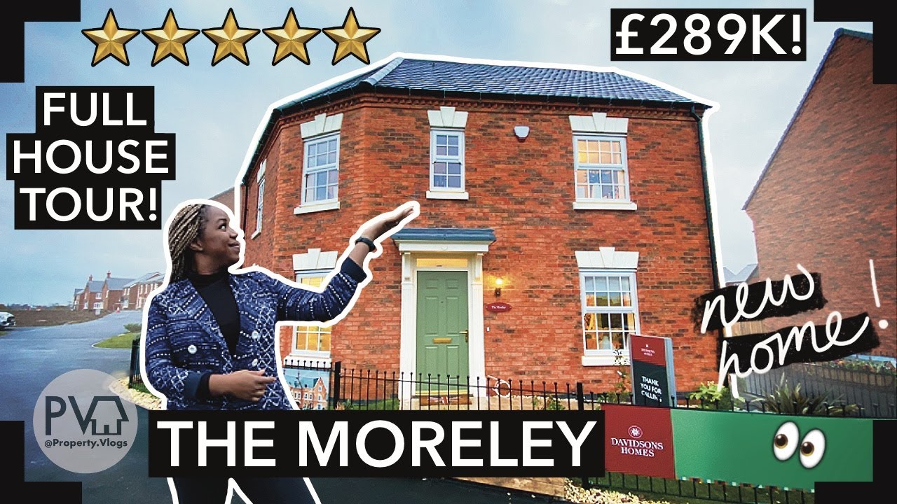 Touring a &pound;289K lovely 3 Bedroom Detached New Build House UK | Davidsons Homes The Moreley Show Home