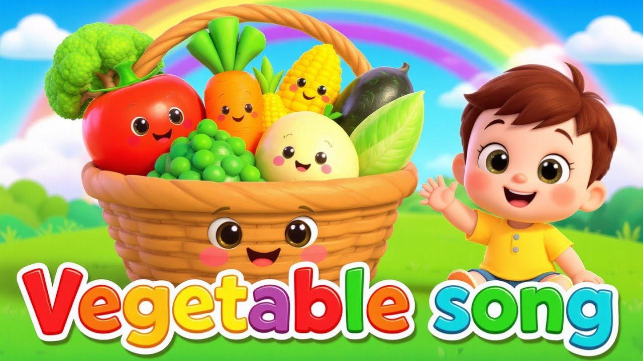 Vegetables song🍅| Nursery rhymes & kids song|vegetables name| @BABYFUN-rhymes-tales  #nurseryrhymes 