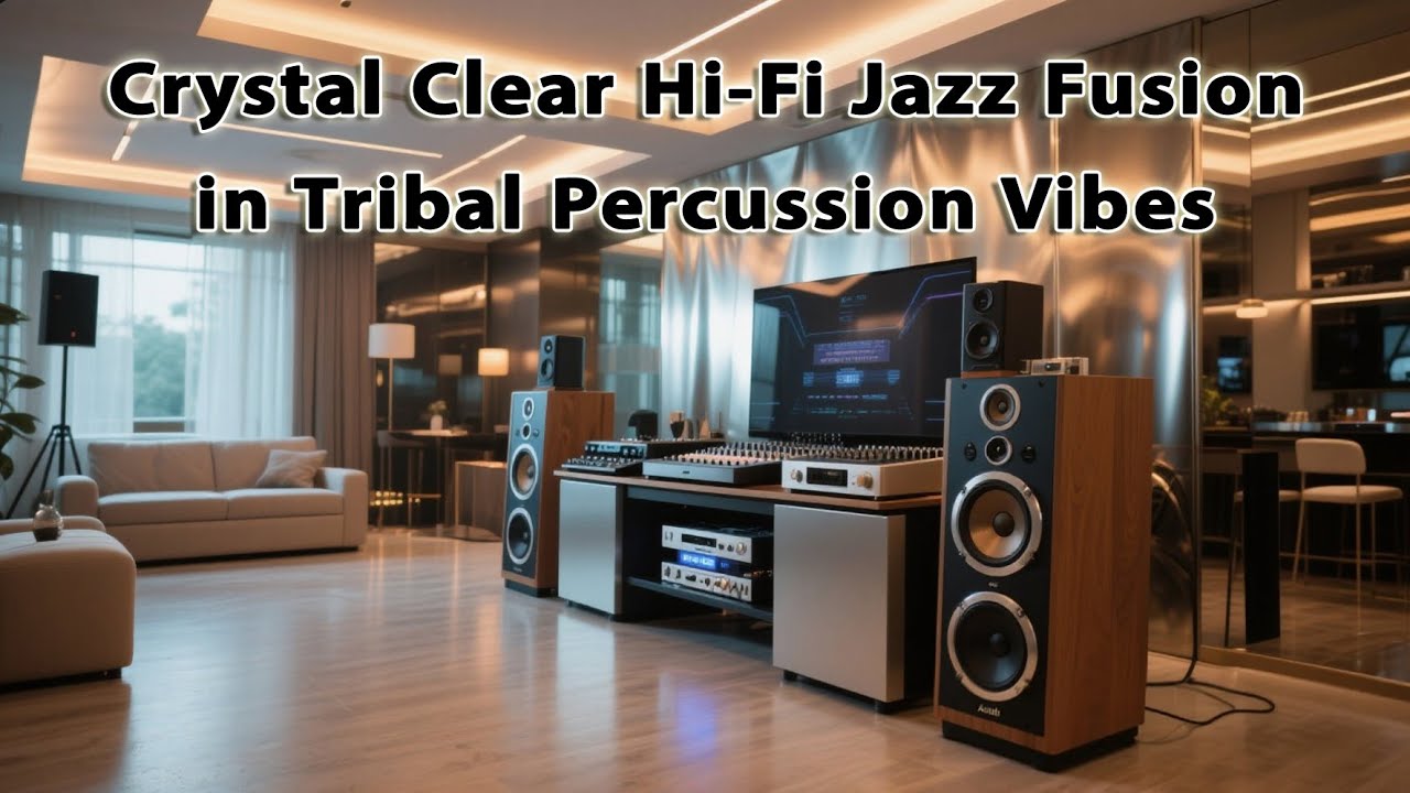 Crystal HiFi Jazz Bossanova with Tribal Percussion & Spinning Stereo