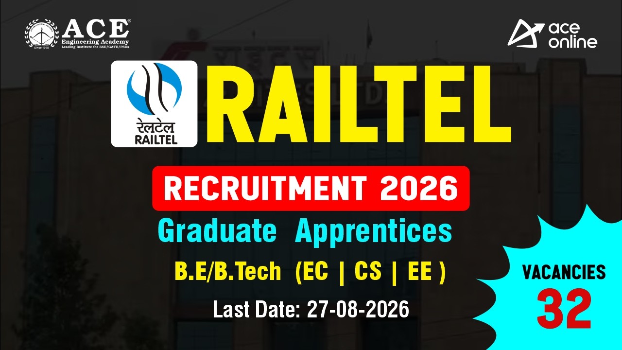 Набор в RailTel 2026 | Стажировка для выпускников | Бакалавр инженерии/технологий (Электроника и ...