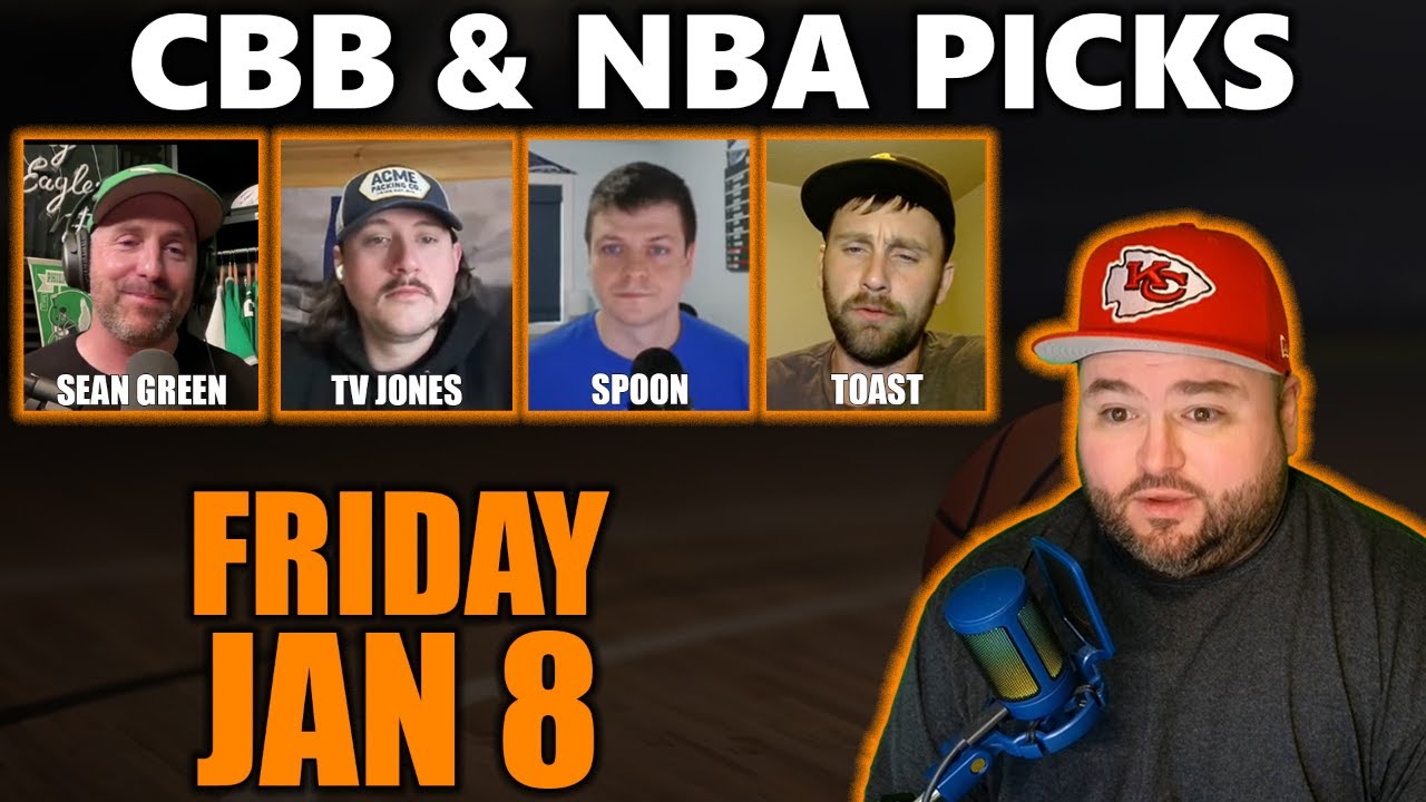 CBB & NBA Picks with Kyle Kirms | Friday January 9th