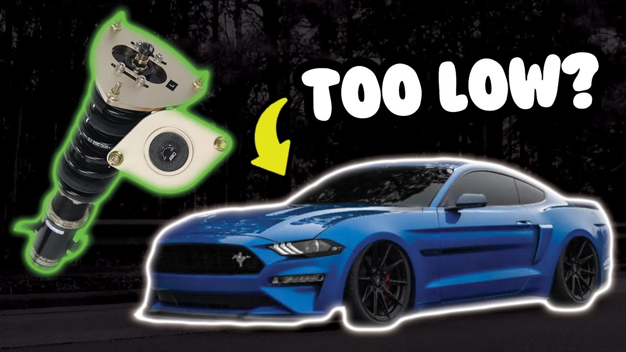 Is it Easy to Slam a S550 Mustang in my Driveway - BC Coil over Install + Dropping Subframe (easy)