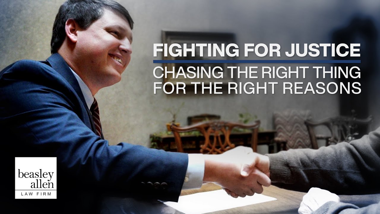 Fighting for Justice - Chasing the Right Things for the Right Reasons