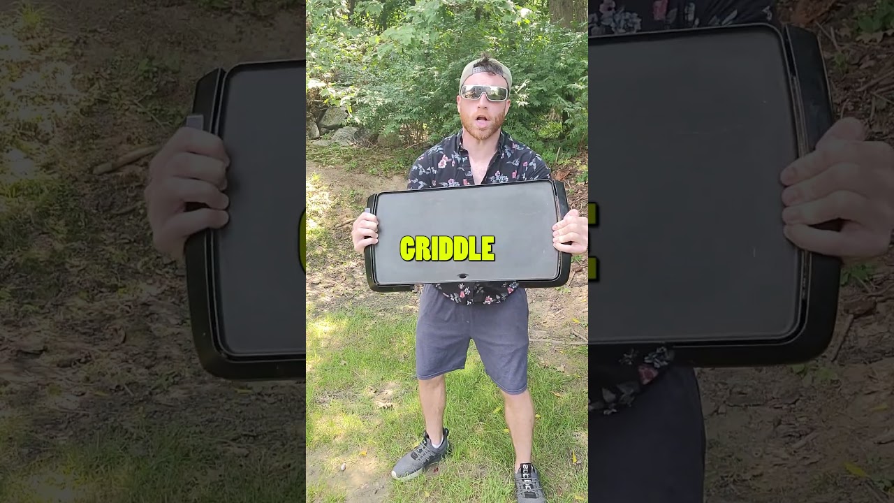 Using a GRIDDLE as a BASKETBALL #comedy #shorts