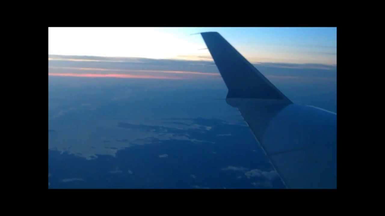 YHZ to LGA: In flight real video: Halifax to LaGuardia