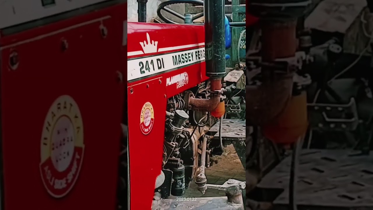 Massey Ferguson 241 Look at home|| RJ 09 TRACTOR STUNT 🥺