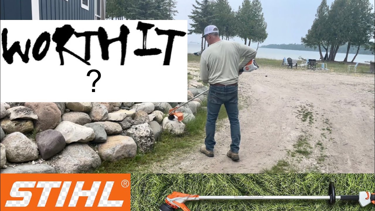 STIHL FSA 60R REVIEW. Stihls biggest AK line of battery trimmers.