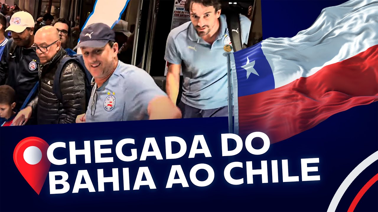 🚨🇨🇱 SAIBA QUEM VIAJOU: BASTIDORES DA CHEGADA DO BAHIA AO HOTEL EM SANTIAGO NO CHILE!
