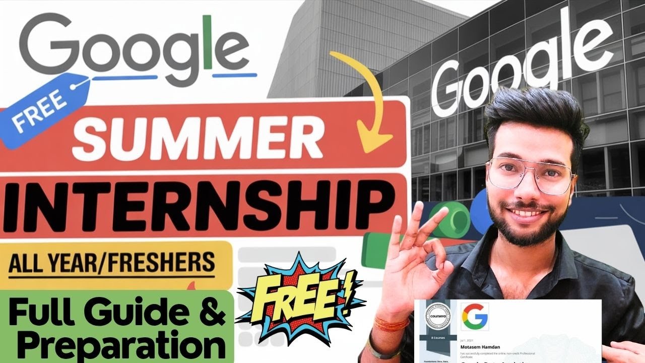 Google Summer Internship 2026 | Complete Guide with Preparation Tips | Software Engineering Intern