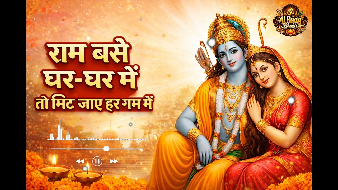 🎵 राम बसे घर-घर में 🙏 सिया-राम का नाम अमर है | Siya Ram Bhajan #SiyaRam #RamBhajan #bhakti |