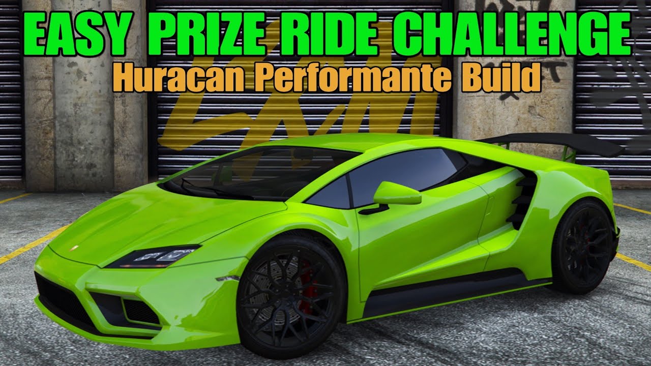GTA 5 - Pegassi Tempesta (Lamborghini Huracan) Prize Ride Challenge - Customization and Review