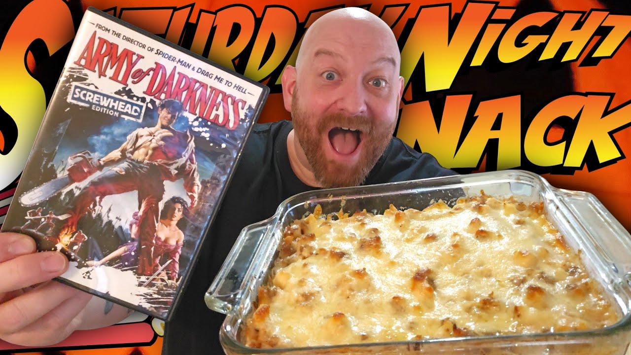 Армия тьмы с загадочными макаронами с сыром и жареными тыквенными семечками! Субботний перекус и ...