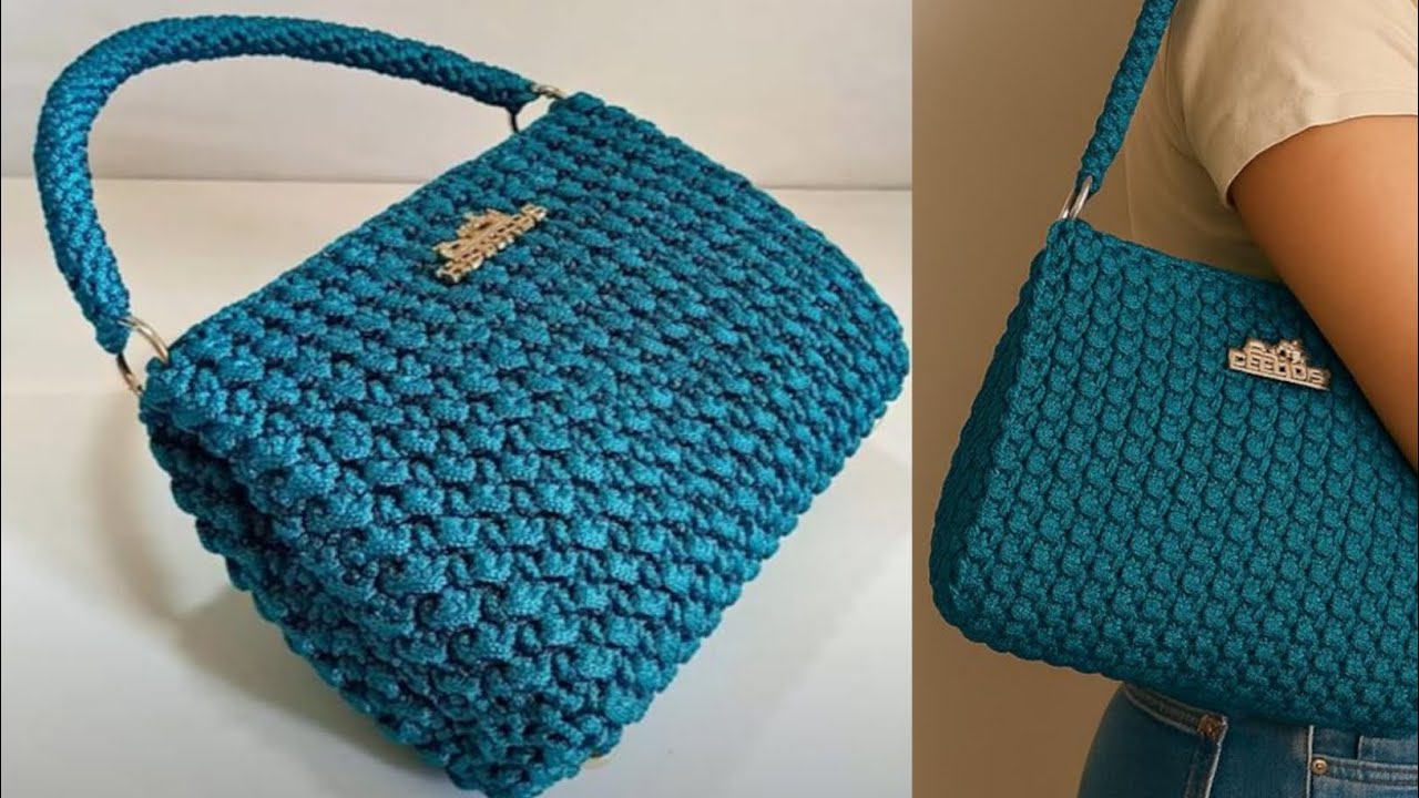 ✨ So Pretty Handmade Crochet Pattern Bag For Women || Handmade Crochet Bag - Ladyloops ✨