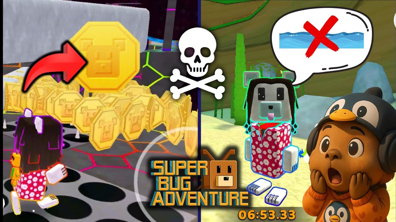 CARA FARMING COIN V2 & BUG AIR MENGHILANG😱SUPER BEAR ADVENTURE 12.0.4