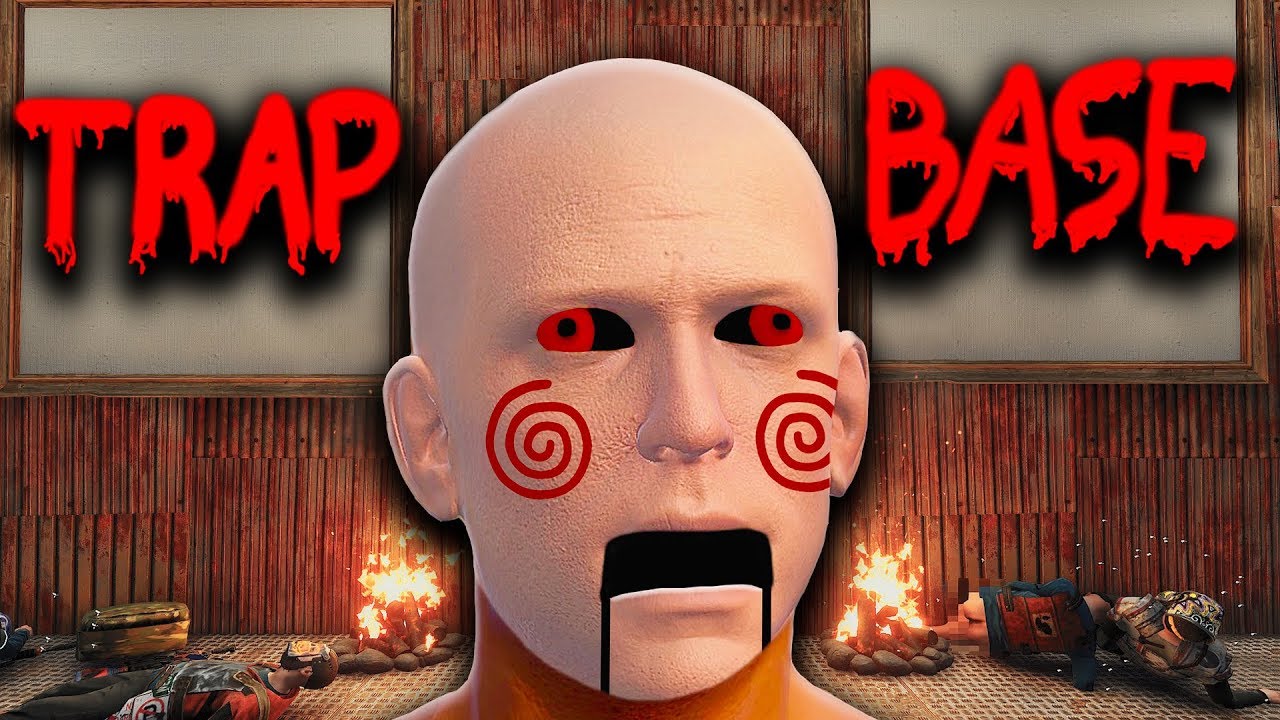 Jigsaw Makes Trap Base Victims Play a GAME | Rust