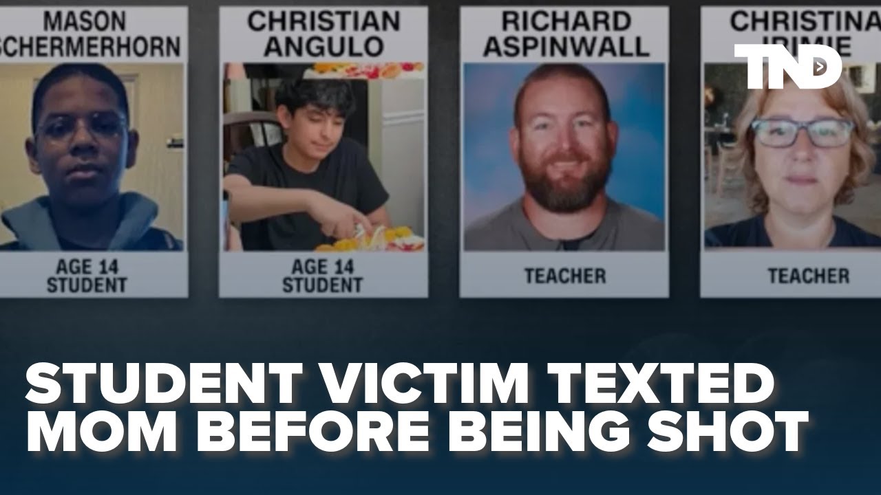 Teen victim texted mom from Georgia high school bathroom right before being shot