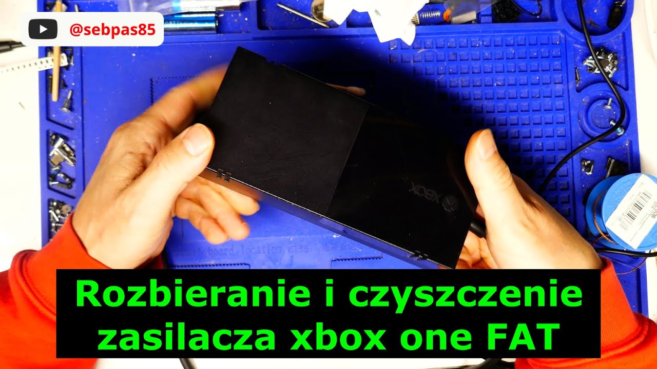 Rozbieranie i czyszczenie zasilacza od konsoli xbox one FAT