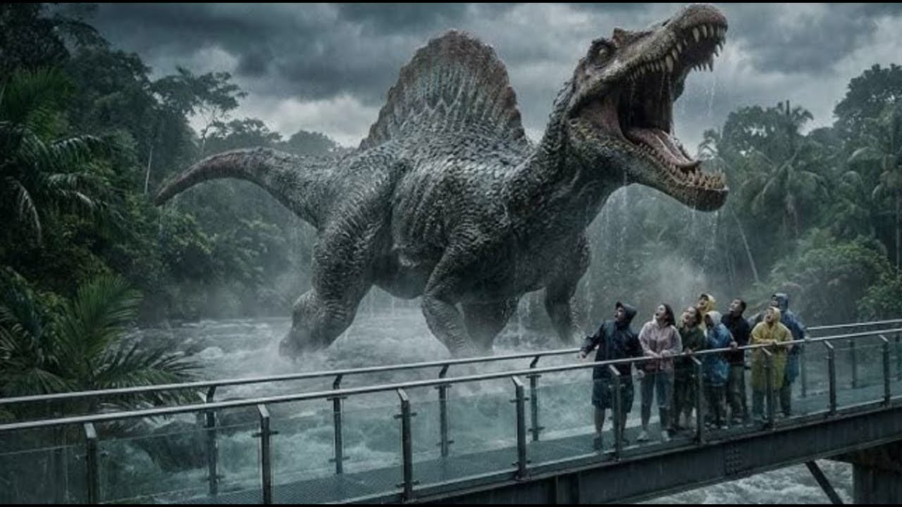 🦖Walking Through a REAL Dinosaur Zoo With Giant Creatures  T-Rex  SpinosaurusJurassic Park