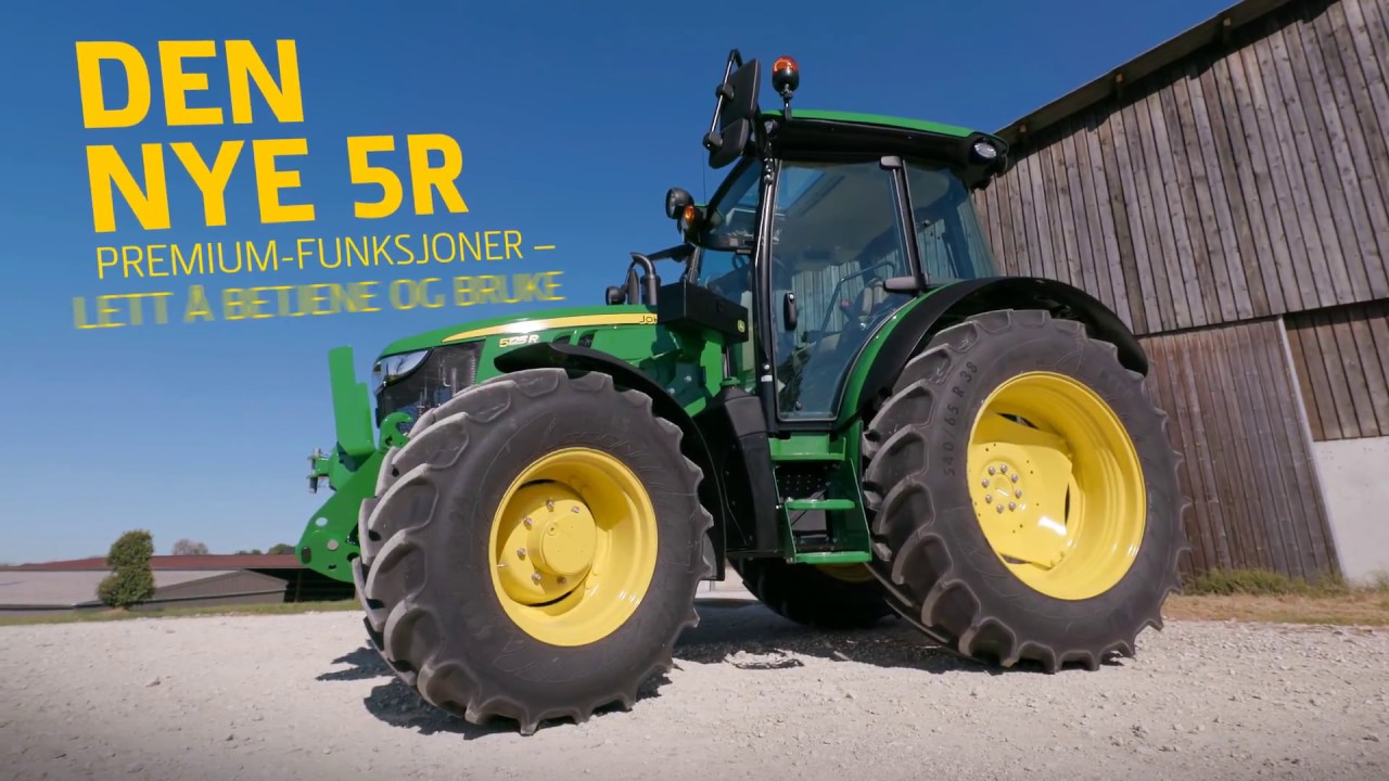Nye John Deere 5R - Se funksjonene fra innsiden