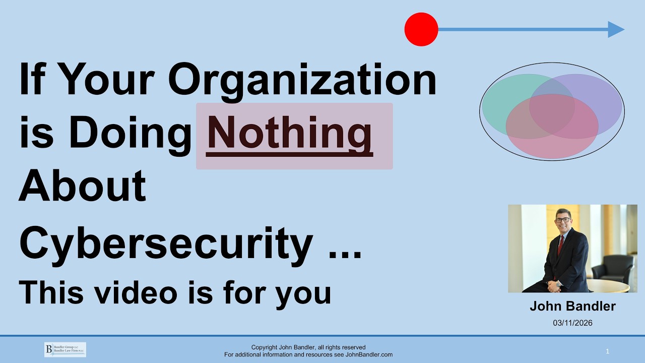 If Your Organization is Doing Nothing About  Cybersecurity ...This video is for you  (in 9 minutes)