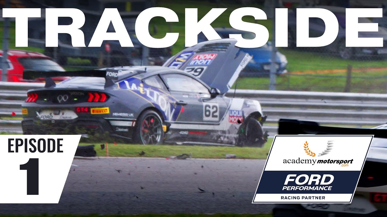 Trackside - The Academy Motorsport Story | Ford Mustang GT4 | British GT | Oulton Park | Episode 1
