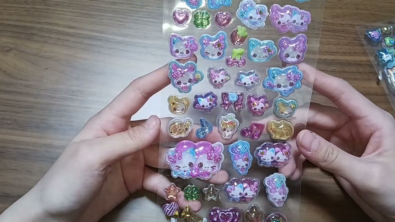 開封してるシール達