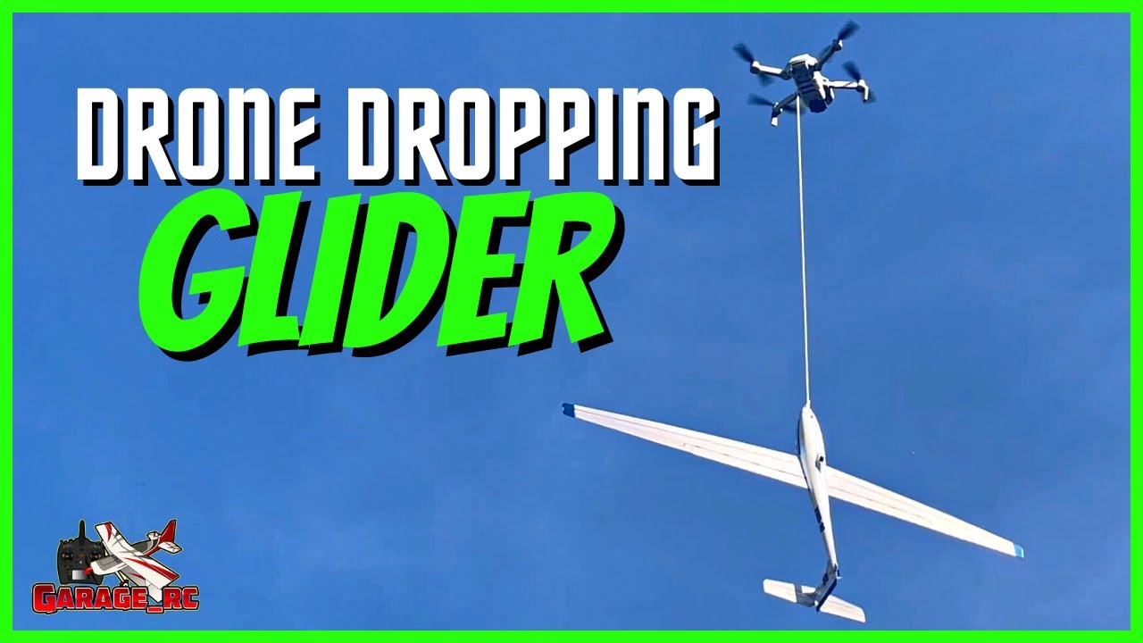 DJI Mini 2 dropping RC GLIDER! - UMX ASK-21